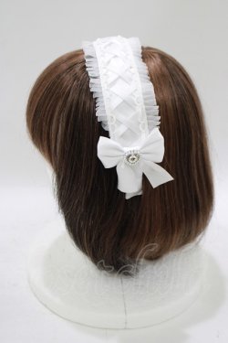 画像2: Honey Cinnamon / ヘッドドレスカチューシャ  オフ H-25-07-27-071-LO-AC-NS-ZH