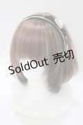 RoseMarie seoir / bijou ribbon headband  ブラック H-25-07-27-072-LO-AC-NS-ZH