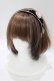 画像1: RoseMarie seoir / bijou ribbon headband  ブラック H-25-07-27-072-LO-AC-NS-ZH (1)
