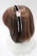 画像2: RoseMarie seoir / bijou ribbon headband  ブラック H-25-07-27-072-LO-AC-NS-ZH (2)