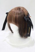 Ank Rouge / 『ディズニー ツイステッドワンダーランド』/ハーツラビュル/リボンバレッタ  ブラック H-25-07-27-082-CA-AC-NS-ZH