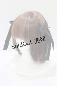 Ank Rouge / 『ディズニー ツイステッドワンダーランド』/ハーツラビュル/リボンバレッタ  ブラック H-25-07-27-082-CA-AC-NS-ZH