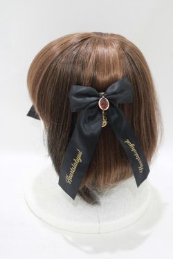 画像2: Ank Rouge / 『ディズニー ツイステッドワンダーランド』/ハーツラビュル/リボンバレッタ  ブラック H-25-07-27-082-CA-AC-NS-ZH