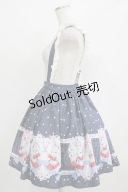 画像2: Rose Cutie（海外ロリータブランド） / Ms LUTRA collaboration Diner Bunnyスカート M ネイビー H-25-07-27-007-LO-SK-NS-ZH