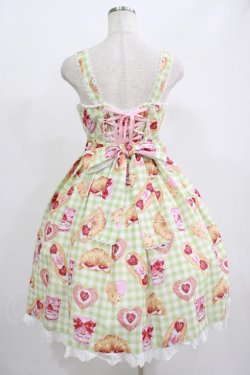 画像3: Angelic Pretty / いちごBread Bakeryジャンパースカート Free ミント H-25-07-27-001-AP-OP-NS-ZH