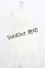 E hyphen world gallery / シアーチェックワンピース Free イエロー H-25-07-27-009-LO-OP-NS-ZH