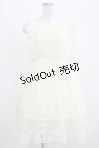 E hyphen world gallery / シアーチェックワンピース Free イエロー H-25-07-27-009-LO-OP-NS-ZH