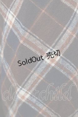画像5: Fi.n.t / ビスケット柄チェックスカート Free ブラウン H-25-07-27-014-CA-SK-NS-ZH