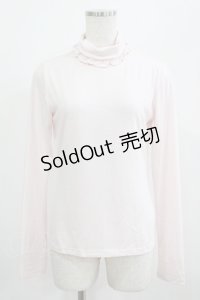 E hyphen world gallery / タートルネックトップス Free ピンク H-25-07-27-021-LO-TO-NS-ZH