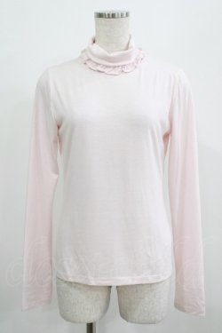 画像1: E hyphen world gallery / タートルネックトップス Free ピンク H-25-07-27-021-LO-TO-NS-ZH