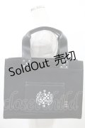 PEACE NOW / エンブレムプリントフェルトバッグ  黒 H-25-07-28-001-PU-BG-KB-ZH