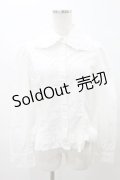 PEACE NOW / フリルブラウス M 白 H-25-07-28-031-PU-BL-KB-ZH