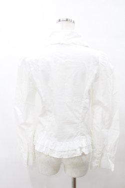画像2: PEACE NOW / フリルブラウス M 白 H-25-07-28-031-PU-BL-KB-ZH
