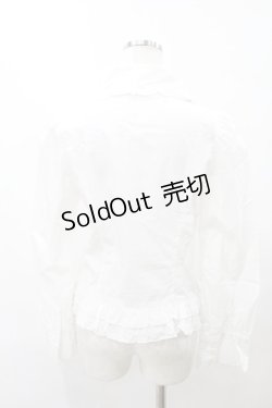 画像2: PEACE NOW / フリルブラウス M 白 H-25-07-28-031-PU-BL-KB-ZH