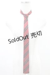 PEACE NOW / トランプジャガードネクタイ  赤×黒 H-25-07-28-005-PU-ZA-KB-ZH