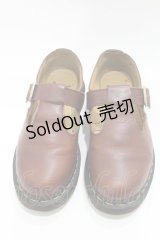Dr.Martens （Getta Grip） / Tバーシューズ UK4(約23cm) Whiskey H-25-07-28-008-PU-SH-KB-ZH
