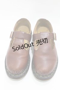 Dr.Martens （Getta Grip） / Tバーシューズ UK4(約23cm) Whiskey H-25-07-28-008-PU-SH-KB-ZH