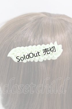 画像2: Q-pot. / パールホイップバレッタ  ミント H-25-07-28-1006-QP-AC-KB-ZH