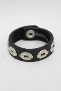 ニュリカデリック / チェインスタッズブレス  ブラック H-25-07-28-1012-PU-AC-KB-ZI