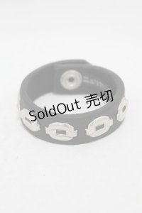 ニュリカデリック / チェインスタッズブレス  ブラック H-25-07-28-1012-PU-AC-KB-ZI