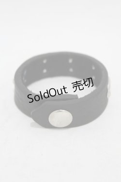 画像2: ニュリカデリック / チェインスタッズブレス  ブラック H-25-07-28-1012-PU-AC-KB-ZI