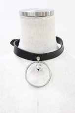 画像1: ニュリカデリック / ベルリングレザーチョーカー  ブラック H-25-07-28-1018-PU-AC-KB-ZH (1)