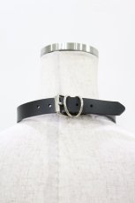 画像2: ニュリカデリック / ベルリングレザーチョーカー  ブラック H-25-07-28-1021-PU-AC-KB-ZY (2)