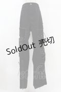 PUNK RAVE / DERANGED WORLD TROUSERS 5XL ブラック H-25-07-28-1039-PU-PA-KB-ZH