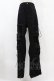画像1: PUNK RAVE / DERANGED WORLD TROUSERS 5XL ブラック H-25-07-28-1039-PU-PA-KB-ZH (1)