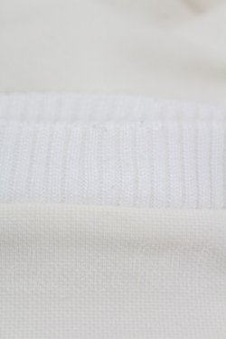 画像3: Ozz conte / リブ切替刺繍パンツ  白 H-25-07-28-1042-OO-PA-KB-ZH