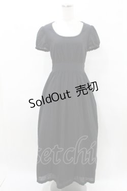 画像1: BPN / ワッシャーロングワンピース  黒 H-25-07-28-011-GO-OP-KB-ZH