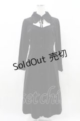 PEACE NOW / 別珍コートワンピース  黒 H-25-07-28-012-PU-OP-KB-ZH