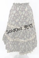 Jane Marple / FOREST DELIGHTS//ティアードスカート  ブラウン H-25-07-28-018-JM-SK-KB-ZH