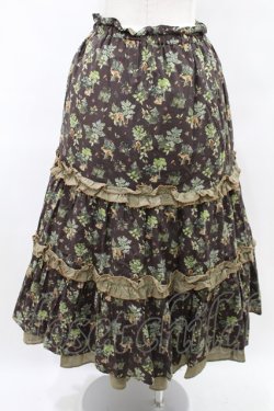 画像3: Jane Marple / FOREST DELIGHTS//ティアードスカート  ブラウン H-25-07-28-018-JM-SK-KB-ZH