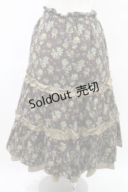 画像3: Jane Marple / FOREST DELIGHTS//ティアードスカート  ブラウン H-25-07-28-018-JM-SK-KB-ZH