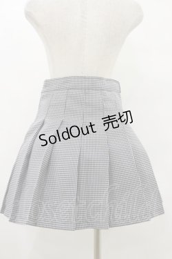 画像2: MORPH8NE / OFF SKIRT L ブラック×ホワイト H-25-07-29-006-PU-SK-KB-ZI