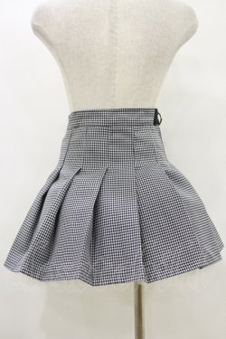 画像2: MORPH8NE / OFF SKIRT S ブラック×ホワイト H-25-07-29-008-PU-SK-KB-ZH