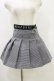 画像1: MORPH8NE / OFF SKIRT S ブラック×ホワイト H-25-07-29-009-PU-SK-KB-ZH (1)