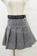画像1: MORPH8NE / OFF SKIRT S ブラック×ホワイト H-25-07-29-010-PU-SK-KB-ZH (1)
