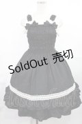 BABY,THE STARS SHINE BRIGHT / シャーリングジャンパースカート Free ブラック H-25-07-29-1001-BA-OP-NS-ZH