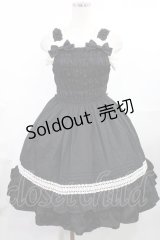 BABY,THE STARS SHINE BRIGHT / シャーリングジャンパースカート Free ブラック H-25-07-29-1001-BA-OP-NS-ZH