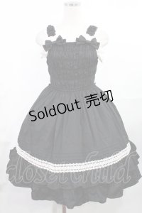 BABY,THE STARS SHINE BRIGHT / シャーリングジャンパースカート Free ブラック H-25-07-29-1001-BA-OP-NS-ZH