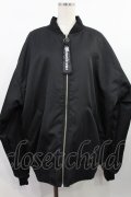 Jamie エーエヌケー / ビッグシルエット MA-1 中綿ブルゾン M ブラック H-25-07-29-1028-LO-JA-NS-ZH