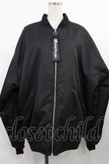 Jamie エーエヌケー / ビッグシルエット MA-1 中綿ブルゾン M ブラック H-25-07-29-1028-LO-JA-NS-ZH