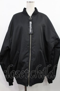 画像1: Jamie エーエヌケー / ビッグシルエット MA-1 中綿ブルゾン M ブラック H-25-07-29-1028-LO-JA-NS-ZH