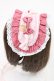 画像2: BABY,THE STARS SHINE BRIGHT / Bonbon Parfumヘッドドレス  ピンク H-25-07-29-1035-BA-AC-NS-ZH (2)