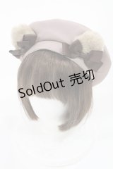 Amavel / Bears Patisserieベレー帽  ブラウン H-25-07-29-1038-CA-AC-NS-ZH