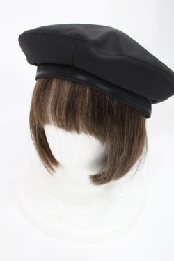 画像1: Amavel / Magical Cosmic Cosmetic ベレー帽  ブラック H-25-07-29-1039-CA-AC-NS-ZH