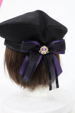 画像2: Amavel / Magical Cosmic Cosmetic ベレー帽  ブラック H-25-07-29-1039-CA-AC-NS-ZH