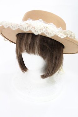 画像1: axes femme / グランドフィナーレカンカン帽  ベージュ H-25-07-29-1040-AX-AC-NS-ZH